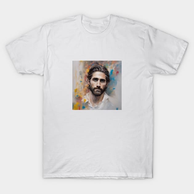 Jake Gyllenhaal`s face T-Shirt by bogfl